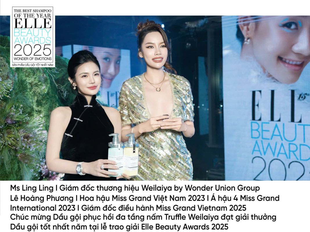 Dầu gội Nấm Truffle Weilaiya đạt giải tại ELLE Beauty Awards 2025