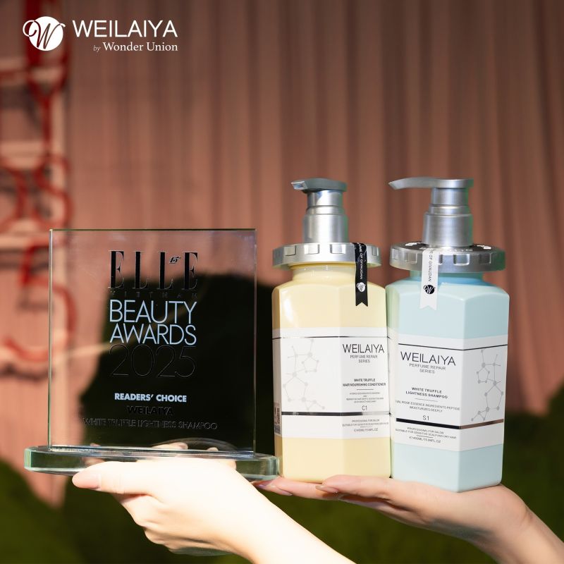 Dầu gội Nấm Truffle Weilaiya đạt giải tại ELLE Beauty Awards 2025