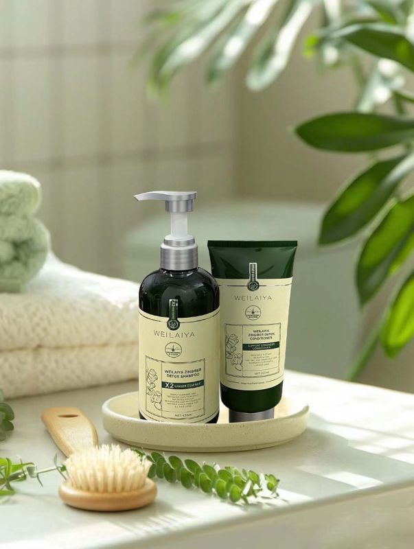 Cặp gội xả Weilaiya Luxury xanh