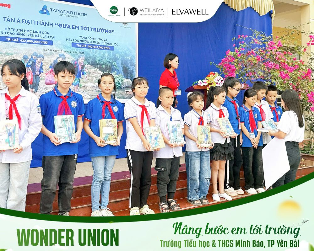 Nâng bước em tới trường Yên Bái 2024